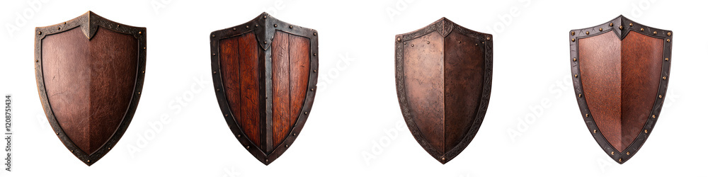 A Majestic Collection Of Vintage Heraldic Shields Elegant Retro Crest Designs For Decorative