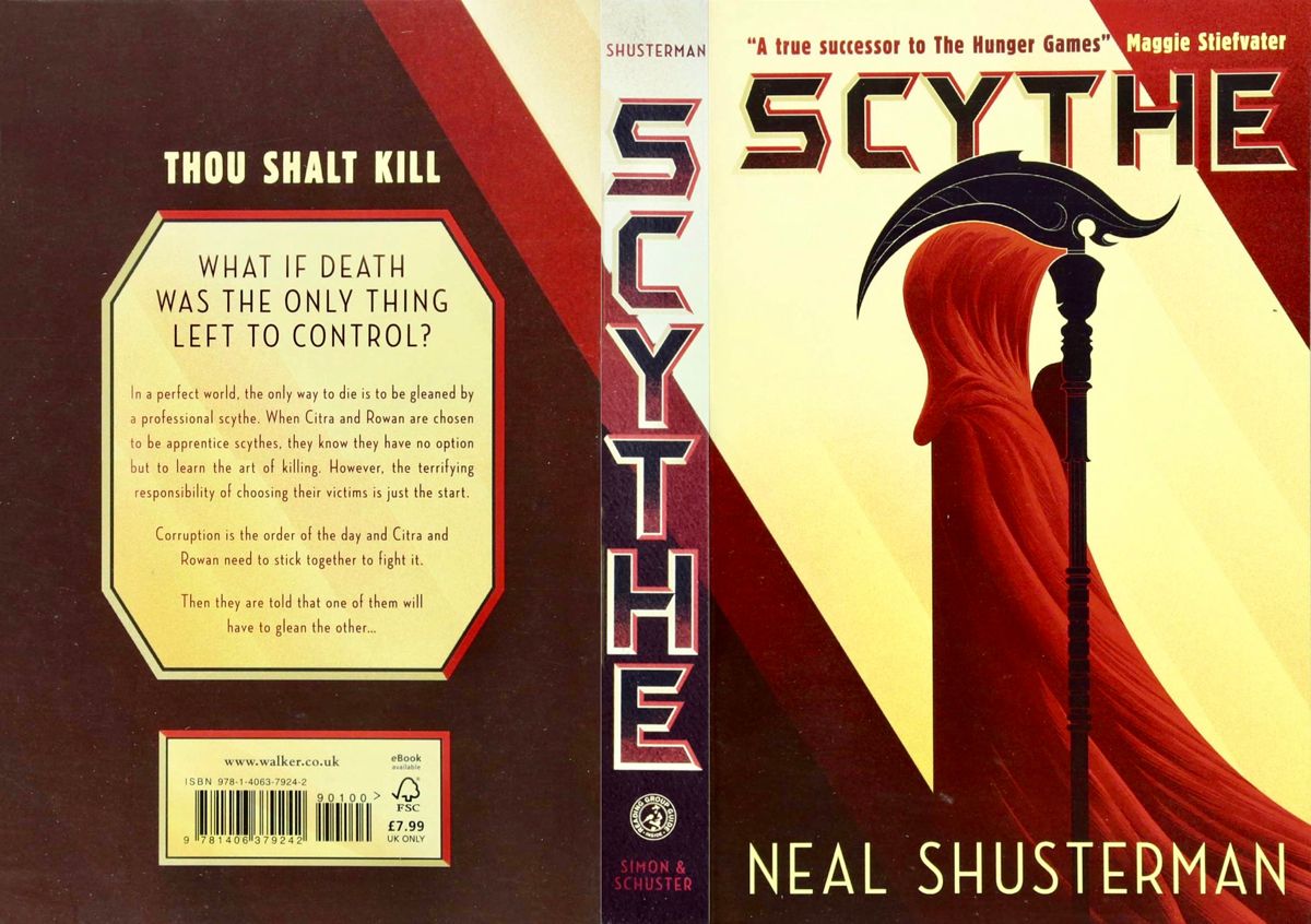 Scythe Book Taking Lives Fan Book Perfect World Dystopia